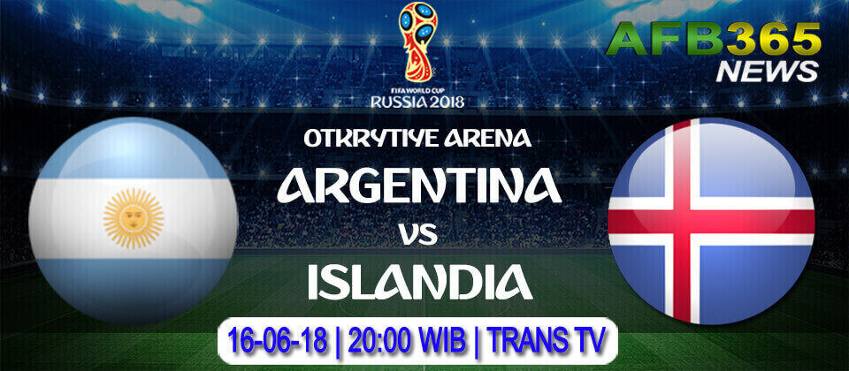 Prediksi Argentina vs Islandia 16 Juni 2018