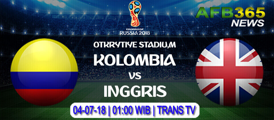 Prediksi Kolombia vs Inggris 04 Juli 2018