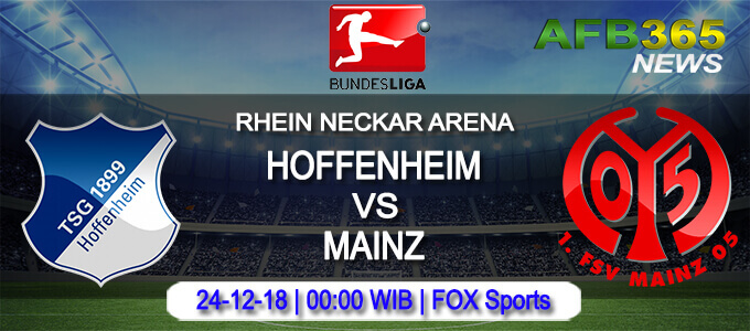 Prediksi Bola Hoffenheim vs Mainz 24 Desember 2018